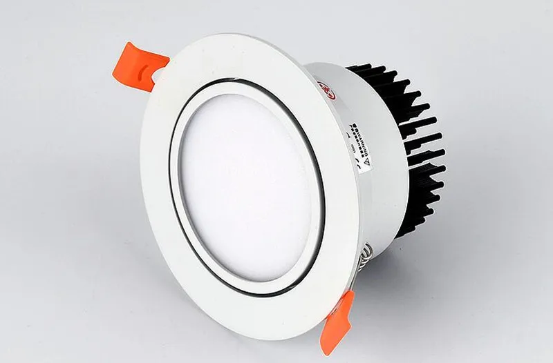 1 шт. светодиодный потолочный COB даунлайт с регулируемой яркостью ac110-240V 5w 7w 9W 12W утопленный светодиодный точечный потолочный светильник лампы Освещение в помещении