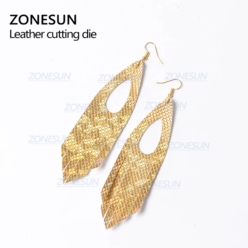 ZONESUN H4, сделай сам, на заказ, резак, кожа, серьги, высечки, кожа, высечки, серьги для стали, правило, высечки, пресс, инструменты