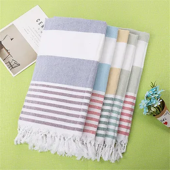 

полотенце махровое Vogue Beach Towel Turkish 100% Cotton Tassel Bath Beach Spa Sauna Yoga Fringed Jacquard Multipurpose Towel