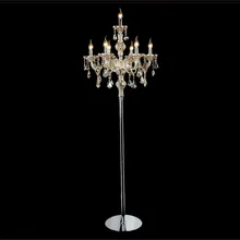 Модные Современные хрустальные Торшеры для гостиной, Светильники для спальни, хрустальные французские современные светильники с подставкой, хрустальные WF1109200