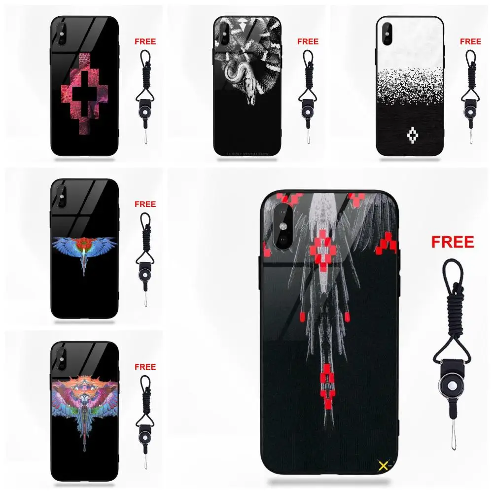 

Givency Marcelo Burlon Polycarbonate For Galaxy S8 S9 Plus For Redmi 5 Note 5A 6 Huawei Honor 7X P20 Lite Mate 10 Pro
