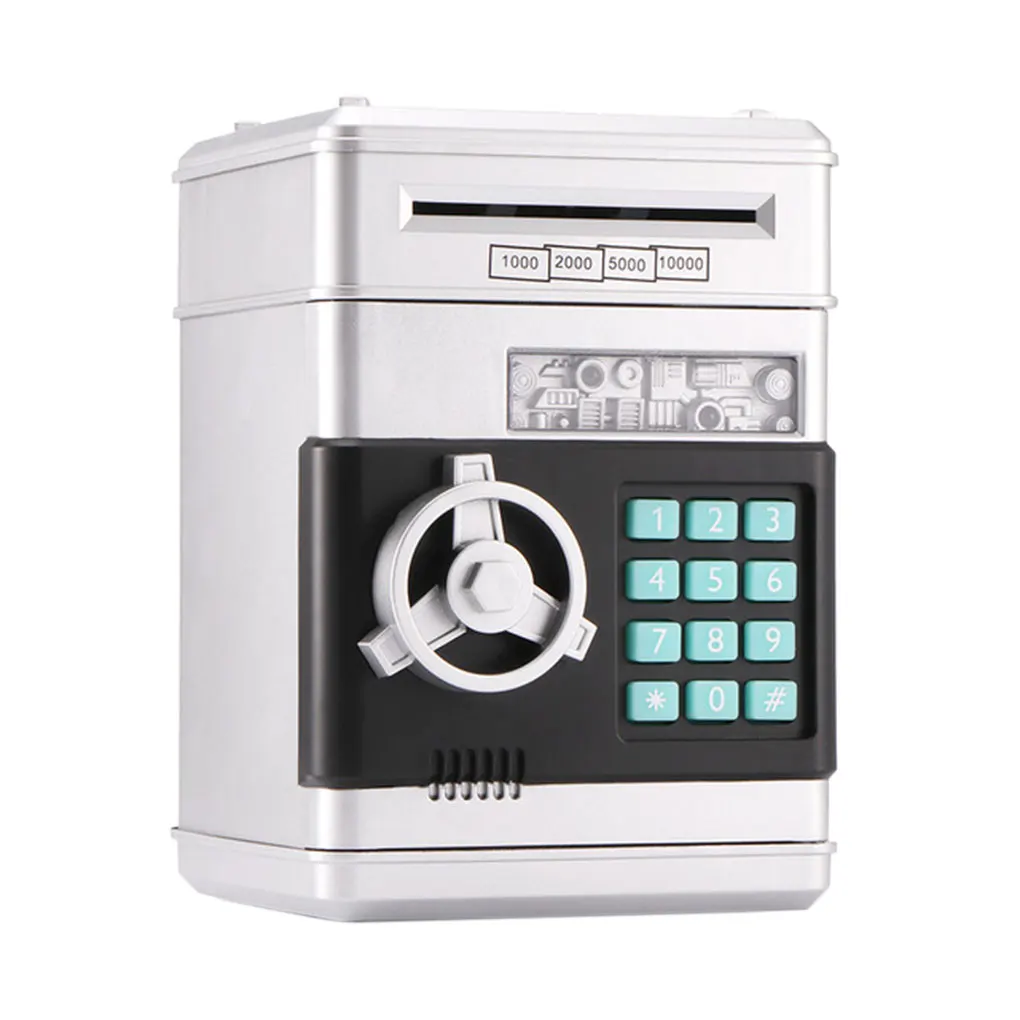 Electronic Piggy Bank Safe Password Money Box Children Digital Coins Cash Saving Safe Deposit Machine Birthday/Christmas Gift