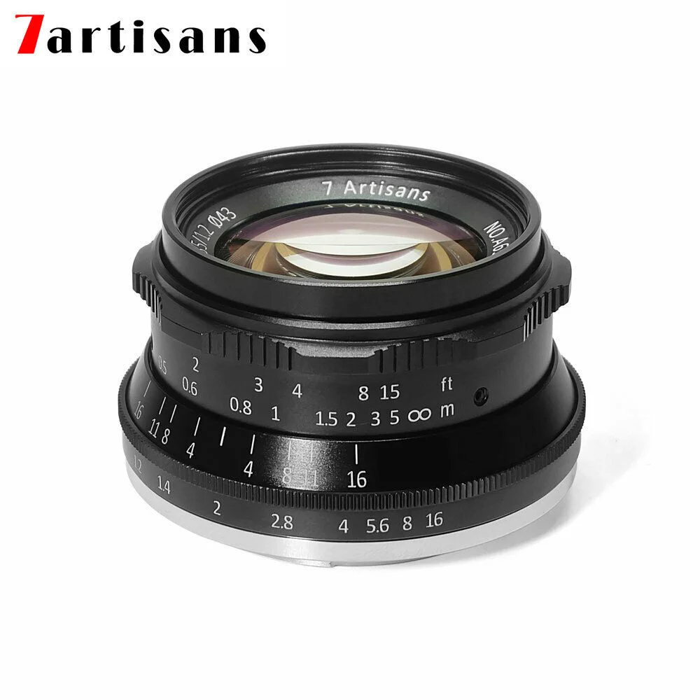 7 ремесленников 35 мм F1.2 Prime объектив для sony E-mount/для Fuji XF APS-C камера ручной беззеркальный объектив с фиксированным фокусом A6500 A6300 X-A1