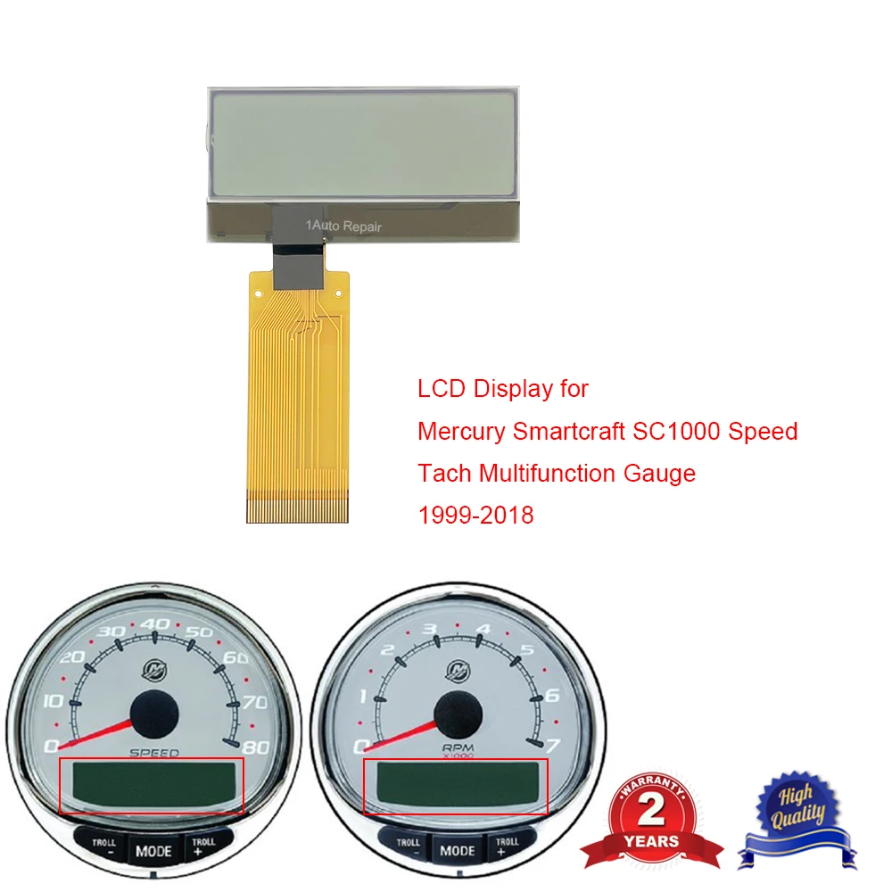 

Тахометр с ЖК-дисплеем для Mercury Smartcraft SC1000, спидометр, приборная панель, Многофункциональный датчик