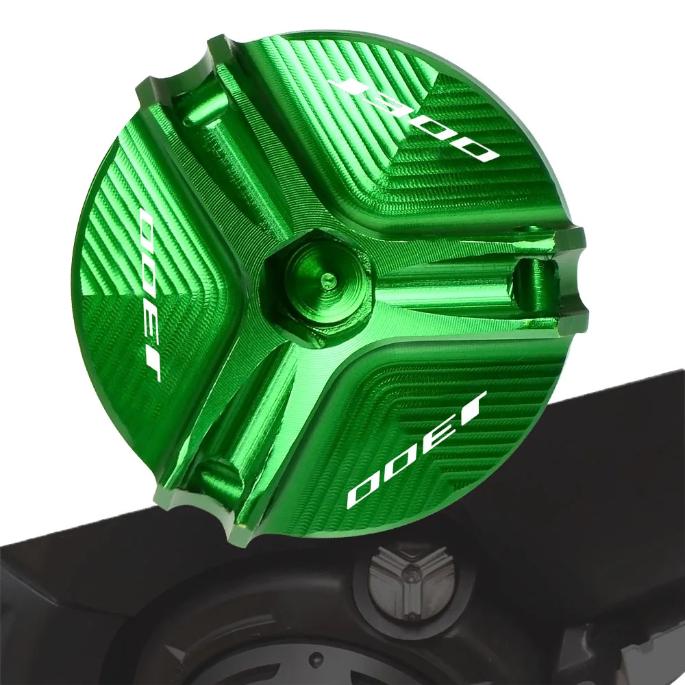 

M20*2.5 Motor Engine Magnetic Oil Drain Plug CNC Oil Filler Cap Frame For KAWASAKI J300 J 300 2012-2019 2013 2014 Motorcycle