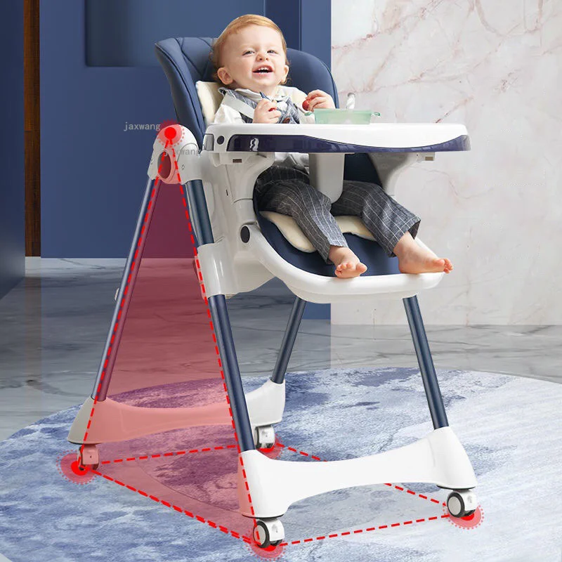 Foldable Children's Restaurant Study Dining Chair for Kids Kindergarten Plastic Chairs Simple Homeschool Living Room Baby Chair