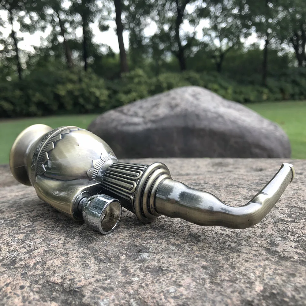 Трубка для курения HORNET портативная латунная курительная трубка с Металлическим