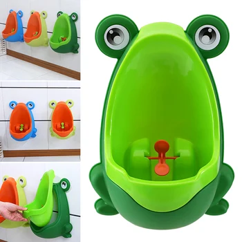 

Frog Children Potty Toilet Training Kids Urinal for Boys Pees Trainer Bathroom with Aiming Target OCT998