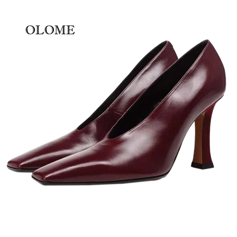 burgundy snakeskin heels