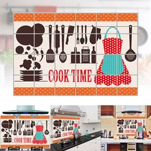 Стикер на стену ПВХ водонепроницаемый анти-масло Украшение Наклейка 60x90 см прочный для кухни WWO66