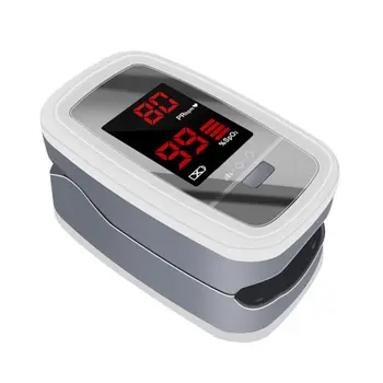 

Fingertip Pulse Oximeter Finger Pulse Oximetry SpO2 Blood Oxygen Saturation Monitor Heart Rate Monitor with Lanyard