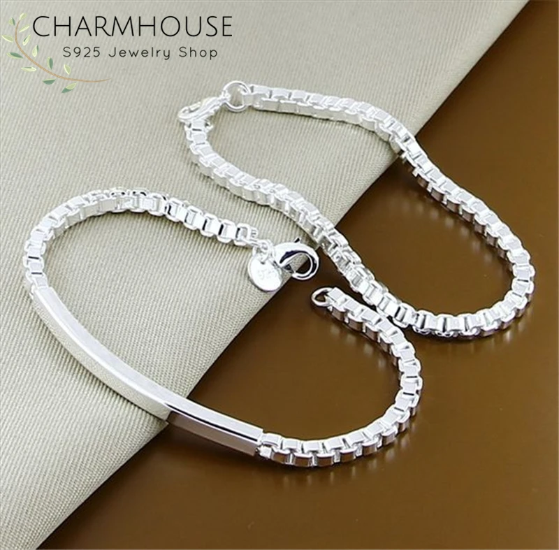 Charmhouse Pure Наборы серебряных ювелирных изделий для женщин и мужчин 4 мм коробка