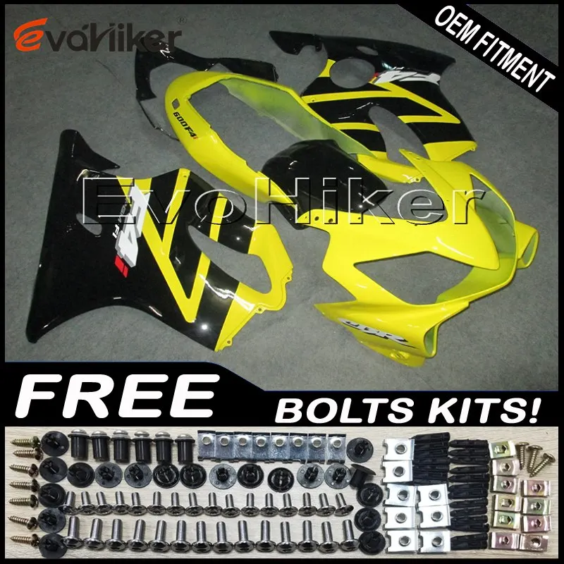Custom fairing for CBR600F4i 2004-2007 ABS plastic motorcycle panels Injection mold blue flames+Gifts - Цвет: U