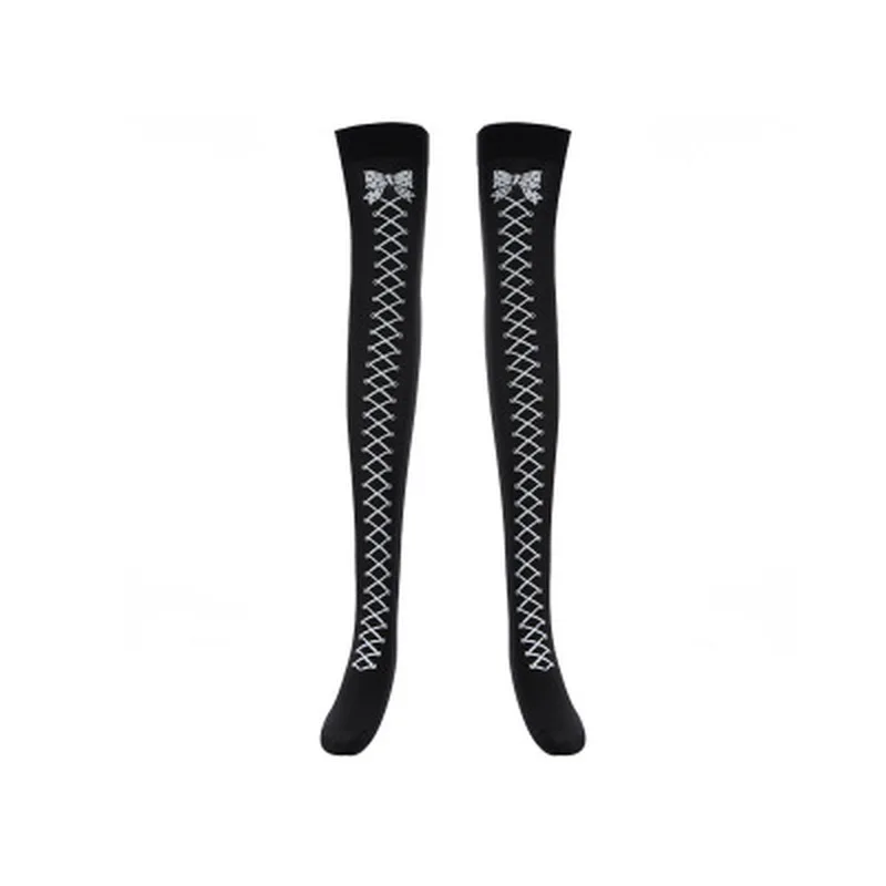 Гольфы женские длинные до колена мягкие пикантные чулки для маскарада карнавала