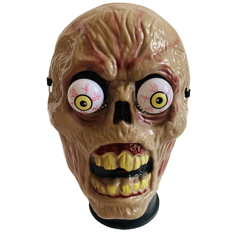 Хэллоуин реквизит клоун-зомби маски пружины глаза страшная Маска Косплей Маскарад вечерние аксессуары - Цвет: Style 2