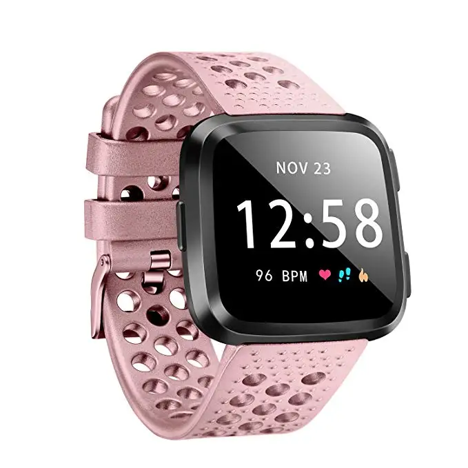 10 цветов для Fitbit versa 2 ремешок силиконовый ремешок для Fitbit versa lite напульсники спортивный дышащий браслет умные часы