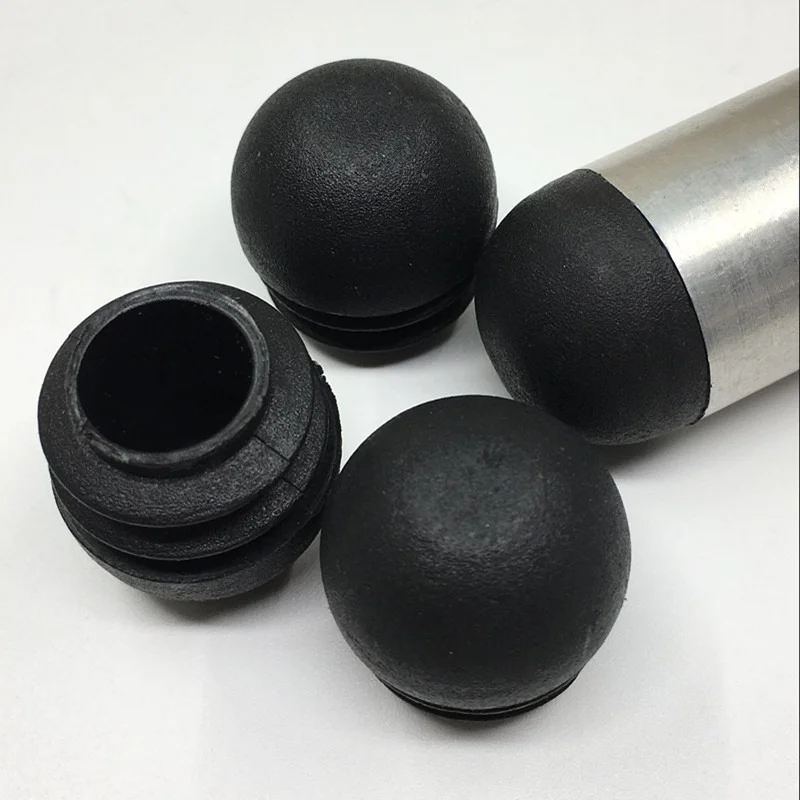 Plastic tube Insert plug Round Steel pipe End Blanking Caps non slip Furniture Chair Leg Dust Cover Pads Floor Protector 10pcs chair leg caps chair leg protector furniture foot protector furniture leg pads furniture foot pads furniture leg caps pipe plugs pipe inserts rubber furniture feet pads furniture feet