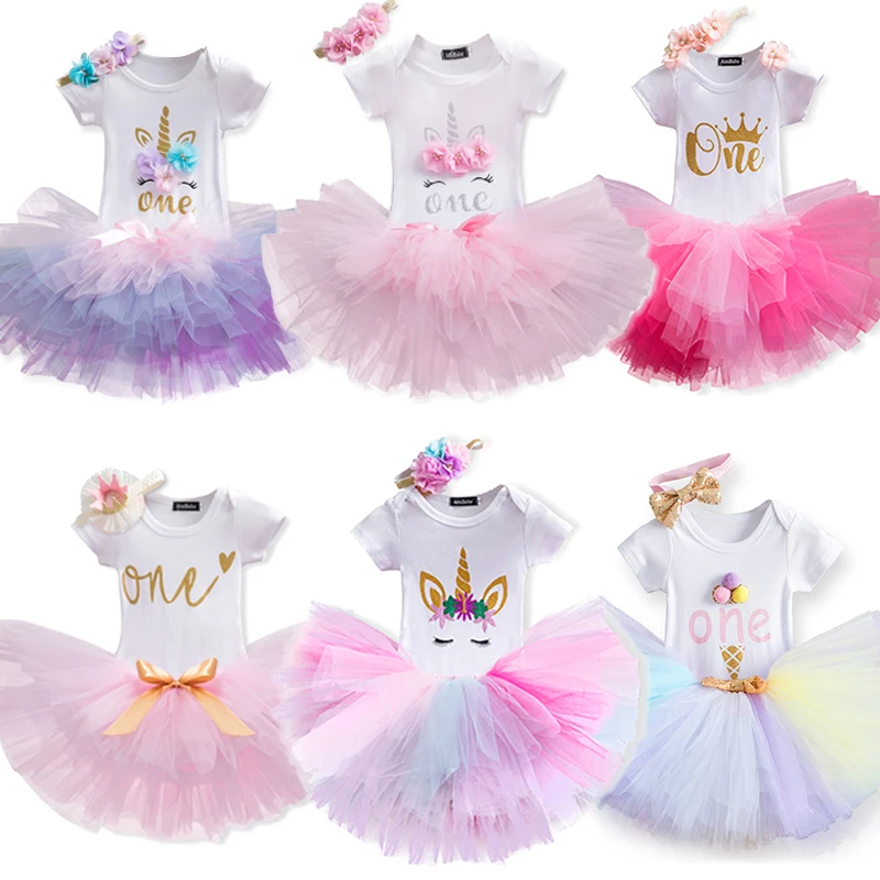 unicorn infant dress