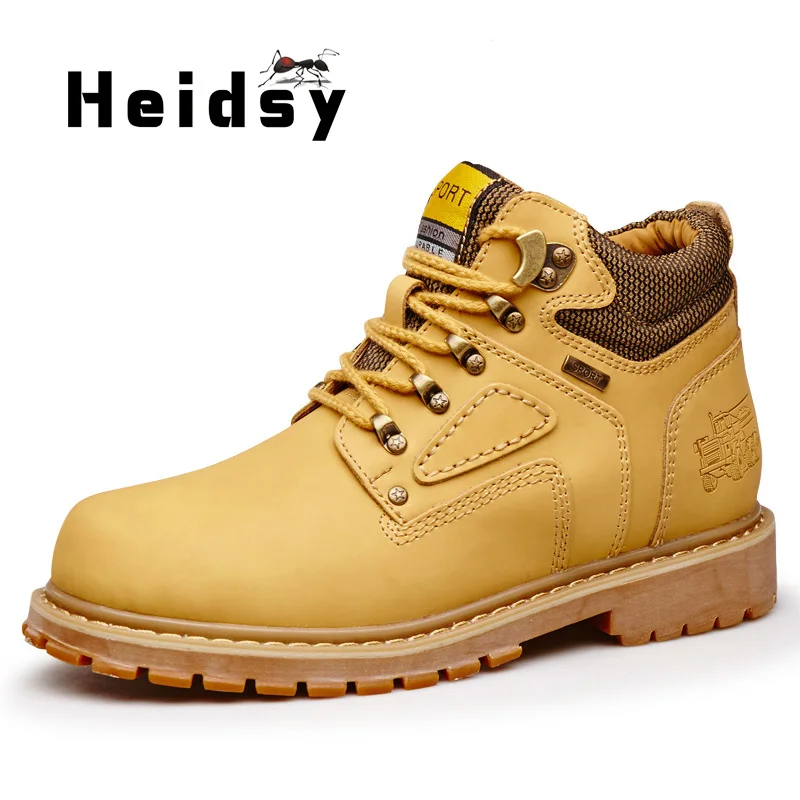yellow mart work boots
