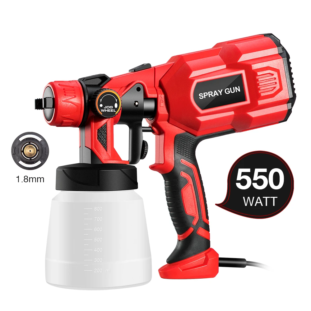 Electric Paint Sprayer High Power Spray Gun High Power Home Nozzle 1.8mm US Electric Paint Sprayer High Power Spray Gun High Power Home Nozzle 1.8mm US