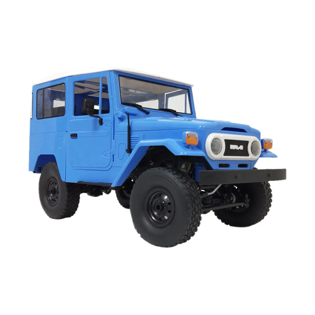 Синий Радиоуправляемая Автомобильная игрушка Новинка WPL C34 1/16 RTR 4WD 2,4G Военный Грузовик Buggy Crawler внедорожный Радиоуправляемый автомобиль детская игрушка 8,28 - Цвет: Синий