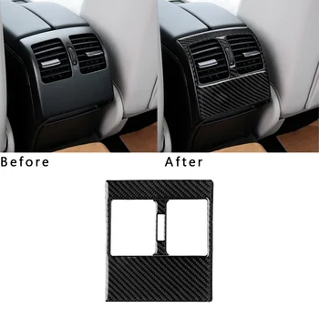 

Carbon Fiber Car Rear Air Conditioner Outlet Vent Cover Trim For Mercedes Benz W204 Air Outlet Trim