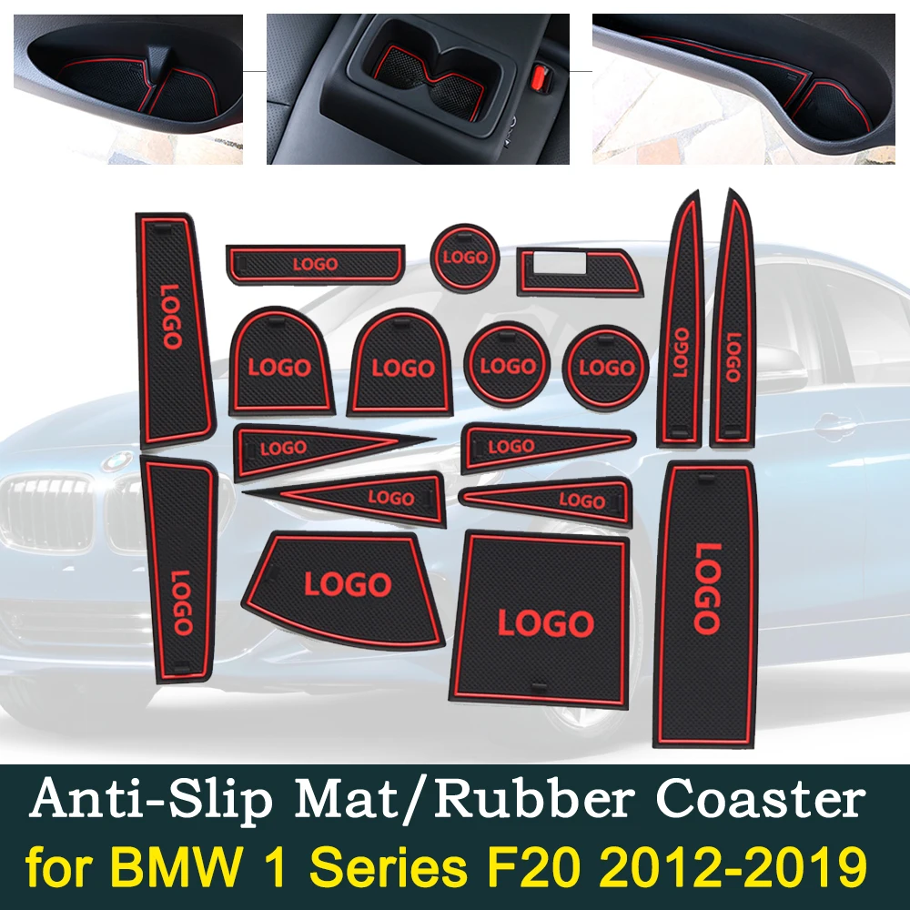 Противоскользящая резиновая накладка на дверь для BMW 1 серии F20 2012 ~ 2019 M Power 116 118 116i