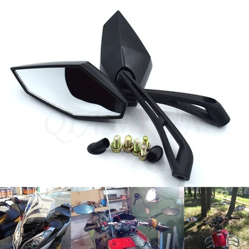 

Black Motorcycle Rear View Mirrors Universal Handlebar Side Rearview Mirror 8mm 10mm for Suzuki GSXR600 GSXR750 GSXR1000 GSXR