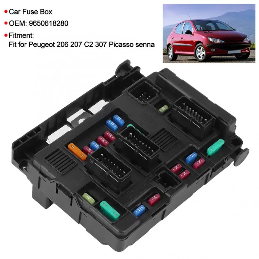 power distribution block fuse box car box block replacement for Peugeot 206 207