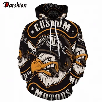 

Winter Clothing Funny Parrot 3D Printed Pattern Sweatshirts Pullover For Men Casual Long Sleeve Winter Outerwear Fashion Hoodies