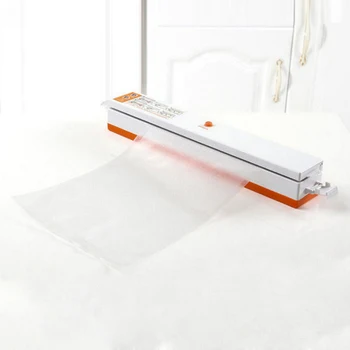

Hot Vacuum Sealer 220V / 110V Household Food Packaging Machine Vacuum Sealer Film Vacuum Packer Packer, Including 15Pcs Bags