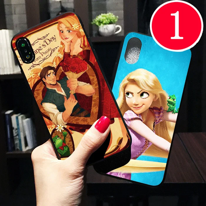 

Patterned Tangled Rapunzel Cover Case for iPhone 5 5S SE 6 6S 7 8 Plus 10 X XS Max XR Samsung Galaxy S8 S9 Plus Note 8 9