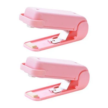 

2Pcs Household Portable Mini Heat Sealing Machine Impulse Sealer Seal Packing
