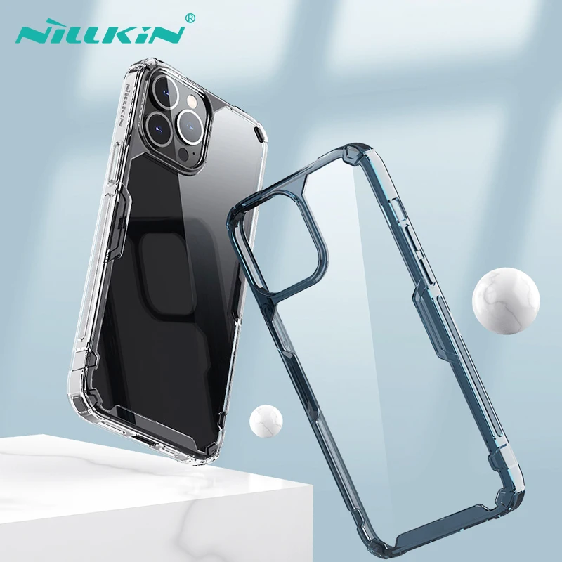 

For iphone 15 Pro Max Case NILLKIN Nature TPU Pro Case for iPhone 14 Pro Transparent Clear Soft Silicone Cover For iphone 13 Pro