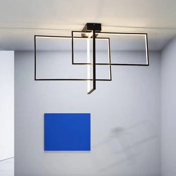 

UMEILUCE Modern Ceiling Light Surface Flush Mount Creative Geometric Led Lamp Smart lighting for Living Dinning Bed Room