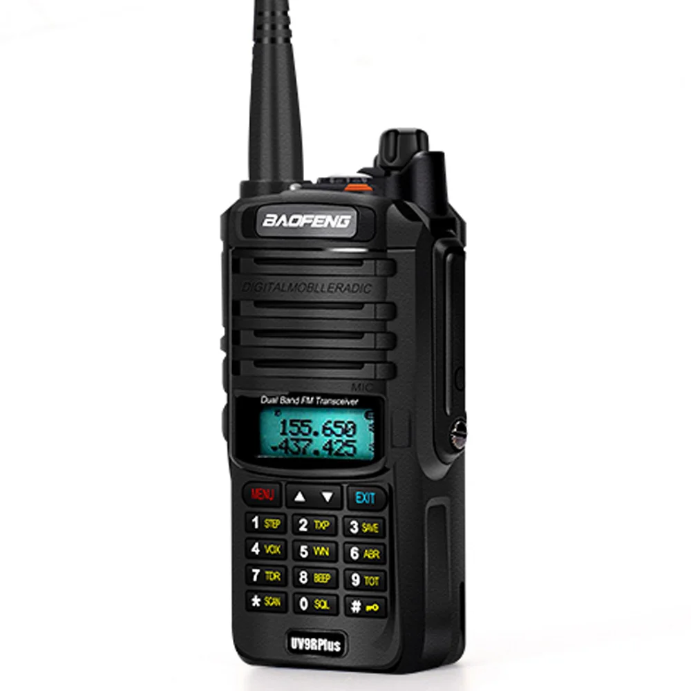 Rádio em Dois Rádio de Longo Estação de Rádio Upgrade Baofeng Mais 50km Walkie Talkie 10 w 4800mah Sentidos Vhf Uhf Presunto Alcance cb Uv9r Uv-9r 7 Walkie-talkie