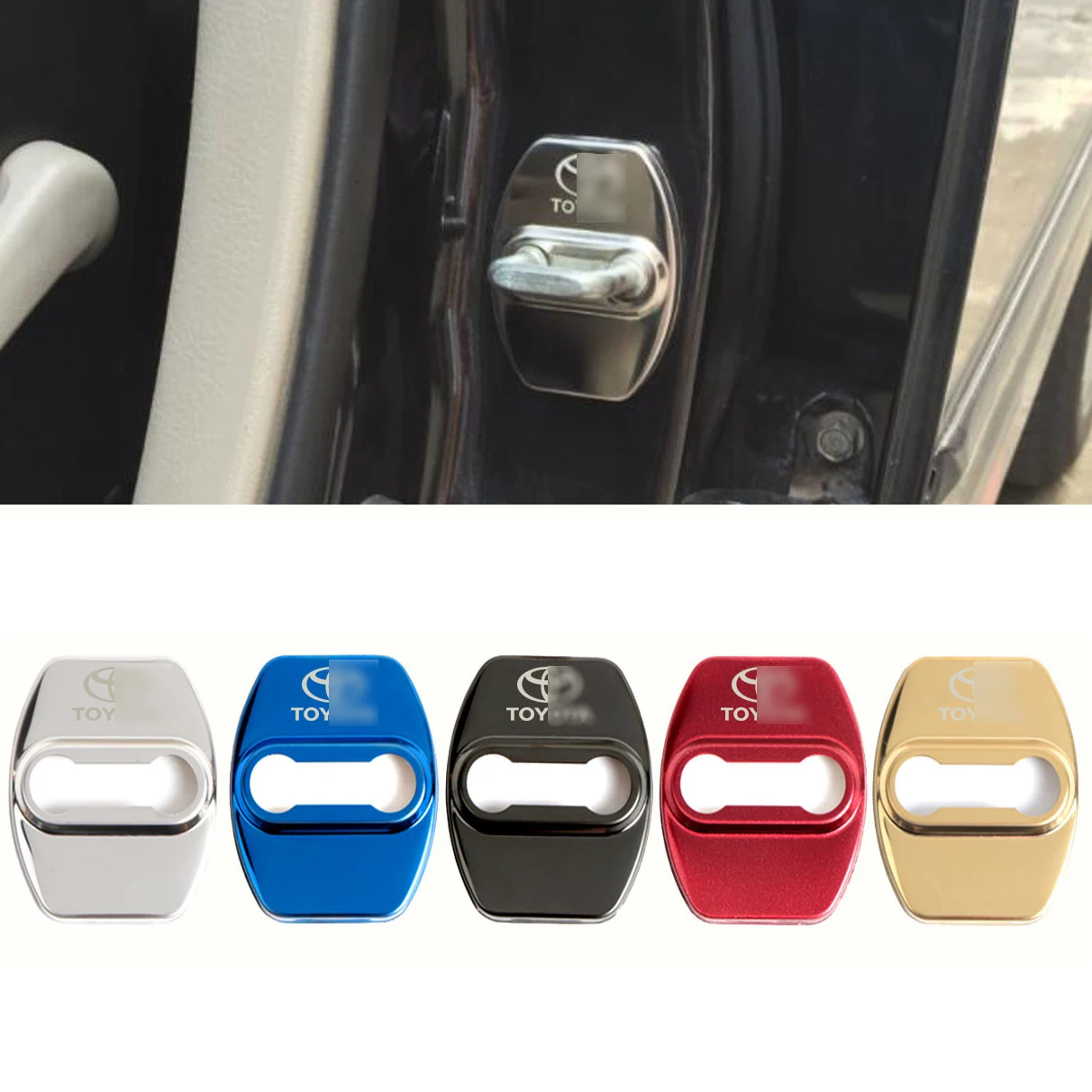 4 шт. автомобильные аксессуары Автомобильный Дверной замок Защитная крышка для