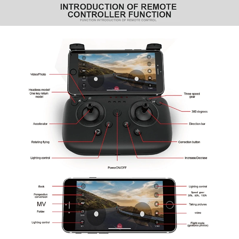 A908 Дрон HD Антенна Профессиональный RC дроны Wi-Fi Fpv Quadcopter интеллигентая(ый) следите за полета 20 минутах беспилотный летательный аппарат RC игрушки