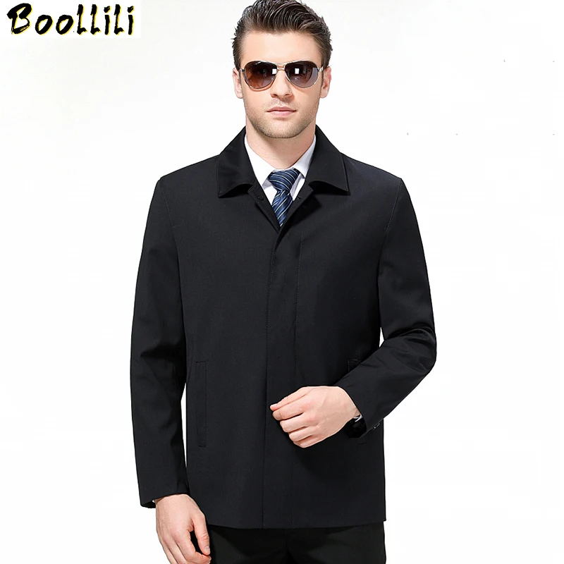 

New Arrival Men Wool Jacket Spring Autumn Male Casual Business Button Outwear Windbreak Overcoat Pea Coat Plus Size M-3XL