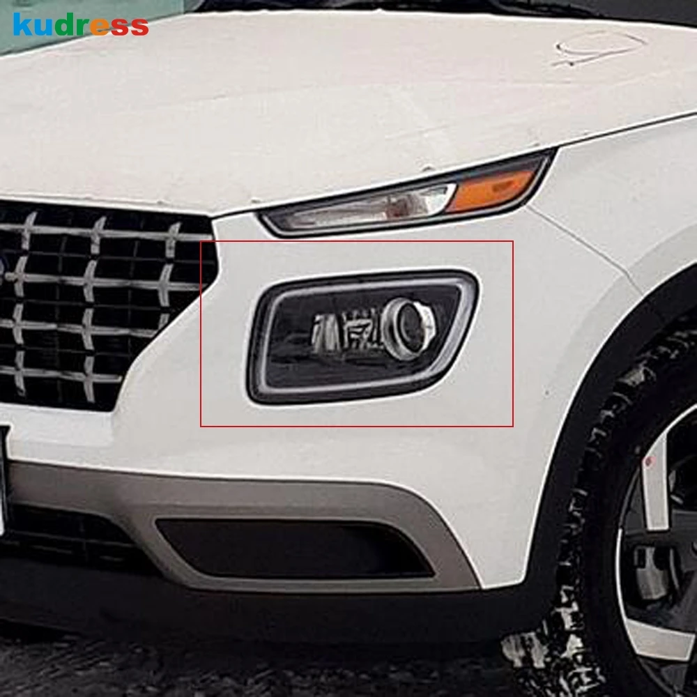 Для Hyundai место 2019 2020 углеродного волокна головной светильник накладка бровь фары