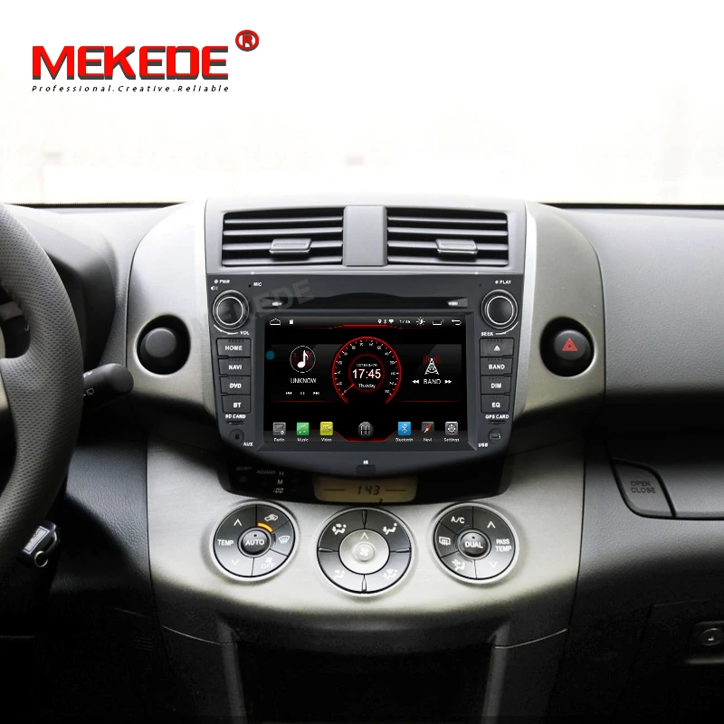 MEKEDE HD 2G+ 16G Android 9,0 AV выход автомобильный dvd-плеер для Toyota RAV4 2007 2008 2009 2010 2011 gps плеер навигационное радио