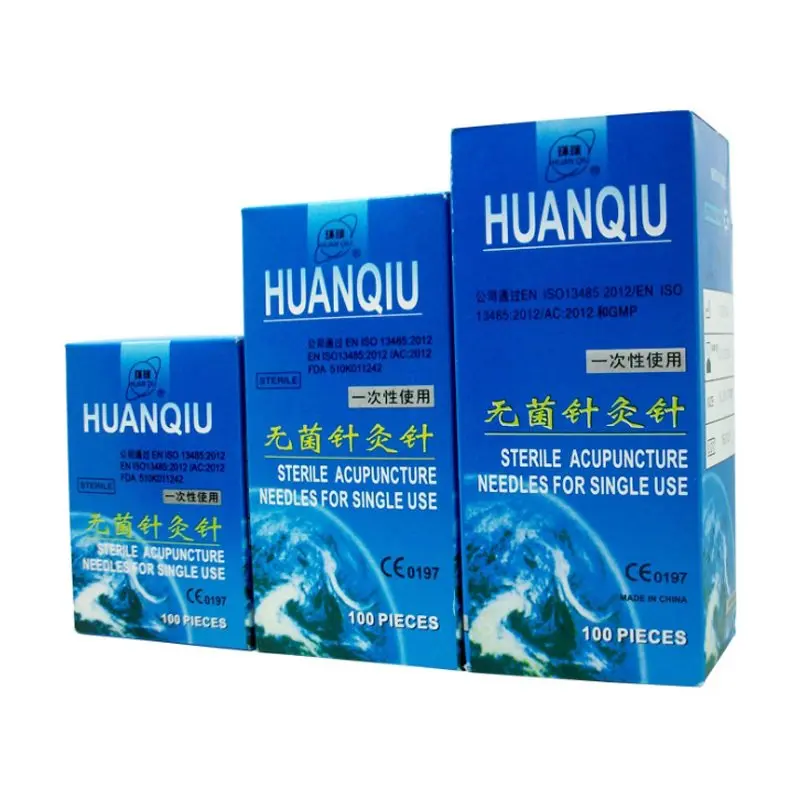 Новинка 500 шт./5 коробок игла для иглоукалывания huanqiu стерильные иглы иглотерапии