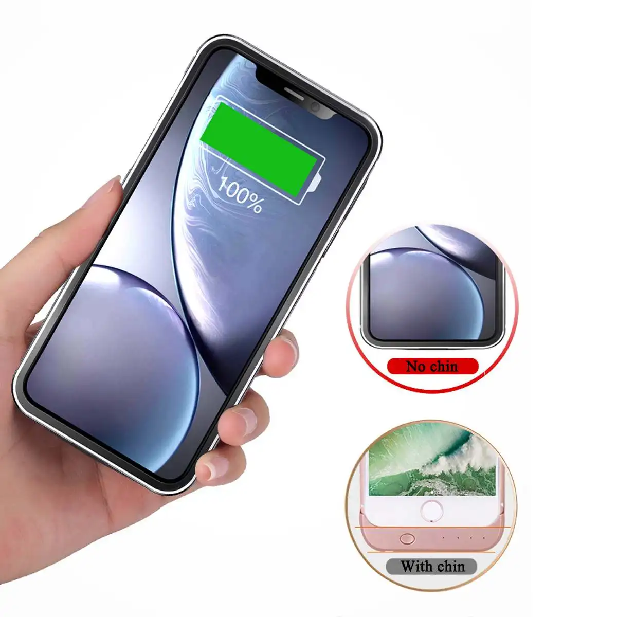 LEORY 5000mAh Телефон Чехол-аккумулятор зарядное устройство тонкий Банк питания чехол для iPhone 11 6,1 ''/11pro max 6,5''/11pro 5,8''