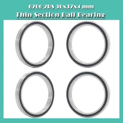 Roulement à billes 6706 RS, 30x37x4mm (4 pièces), Section mince 61706RS 6706RS 6706 RS 