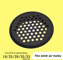 1 PCS shoe ark wardrobe cabinets air-vent cover ventilated mesh black silver breather hole plug