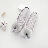 GKTINOO Autumn Winter Warm Women Home Slippers Soft Non-slip Indoor Shoes Cute House Slip On Flat Slides Ladies Fur Slippers - Image 4