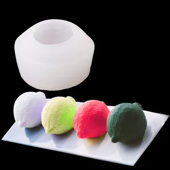 

3D Lemon Silicone Cake Mold For Baking Fondant Mould Cake Design Fruit Mousse Pan Chocolates Moule for candle soap