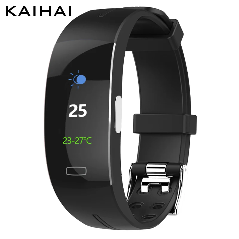 KAIHAI h66 health smartwatch ppg ecg hrv умные часы измерение кровяного давления монитор сердечного ритма фитнес-трекер активности gps - Цвет: silver smart watch