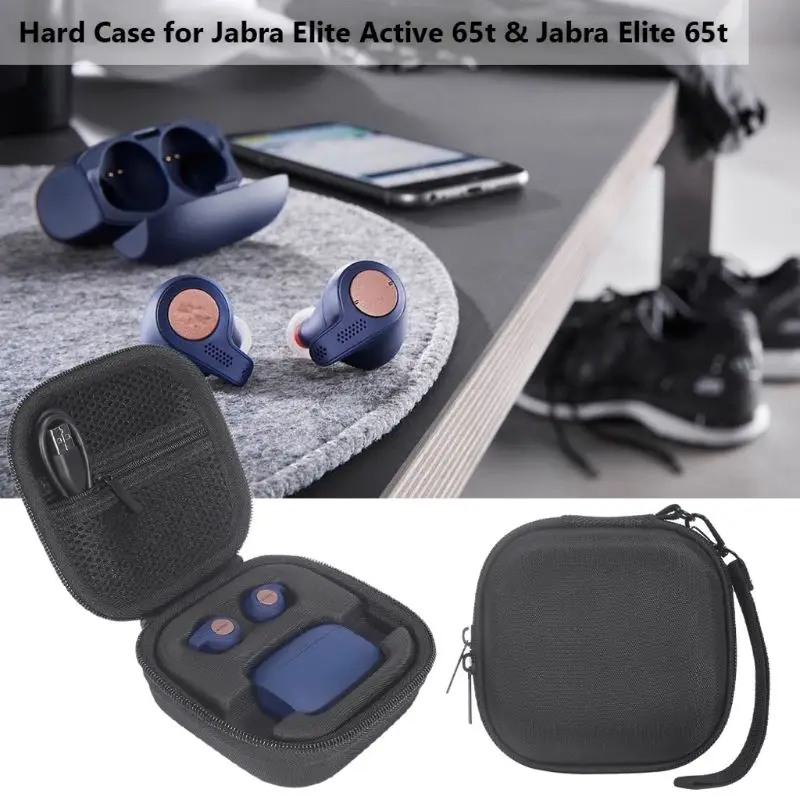 EVA ударопрочный жесткий защитный чехол для переноски Jabra Elite Active 65t аксессуары для наушников QX2B
