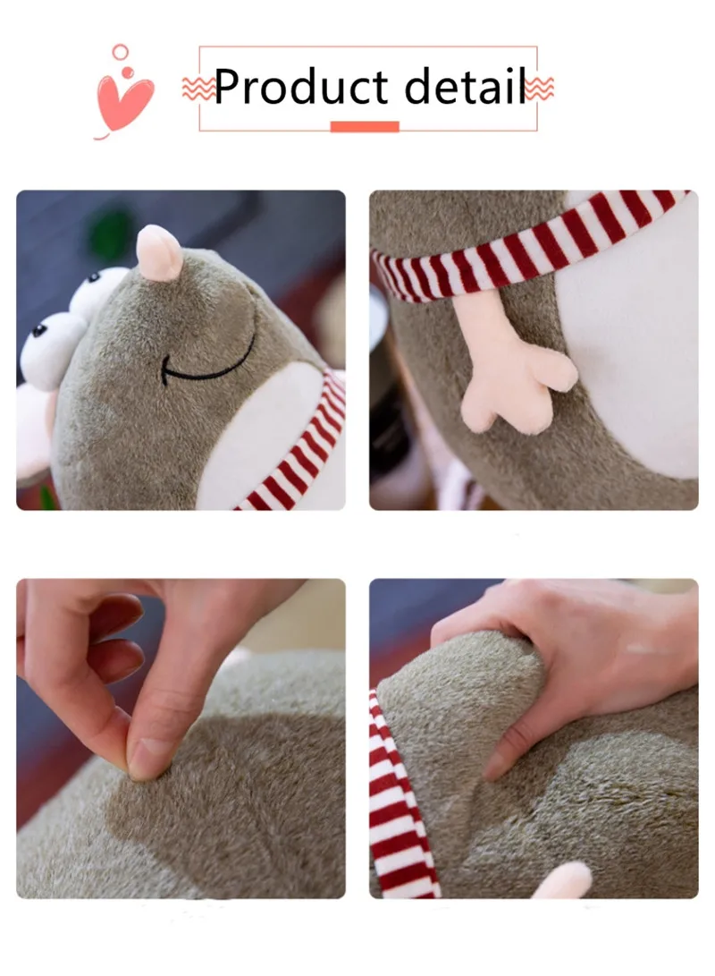 Cartoon Animal Big Eye Mouse Stuffed Doll Rat Plush Bedtime Story Friend Kid Birthday Gift Christmas Present 27